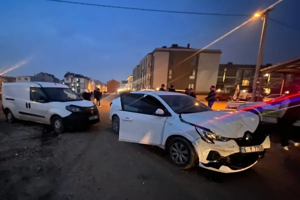 İnegöl'de korkutan kaza