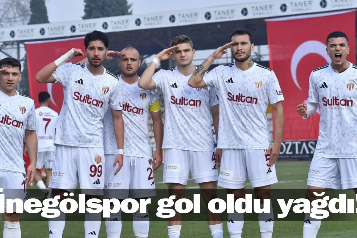İnegölspor gol oldu yağdı!