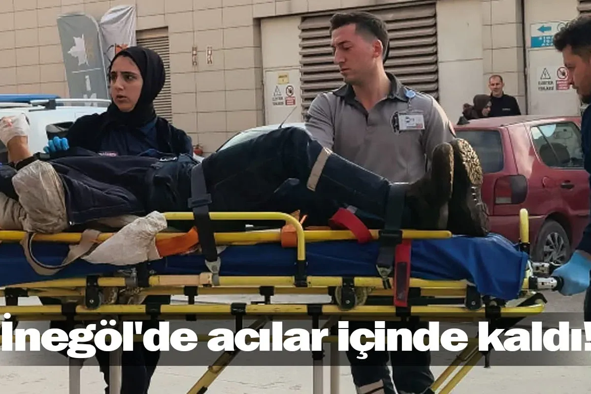 İnegöl'de acılar içinde kaldı!