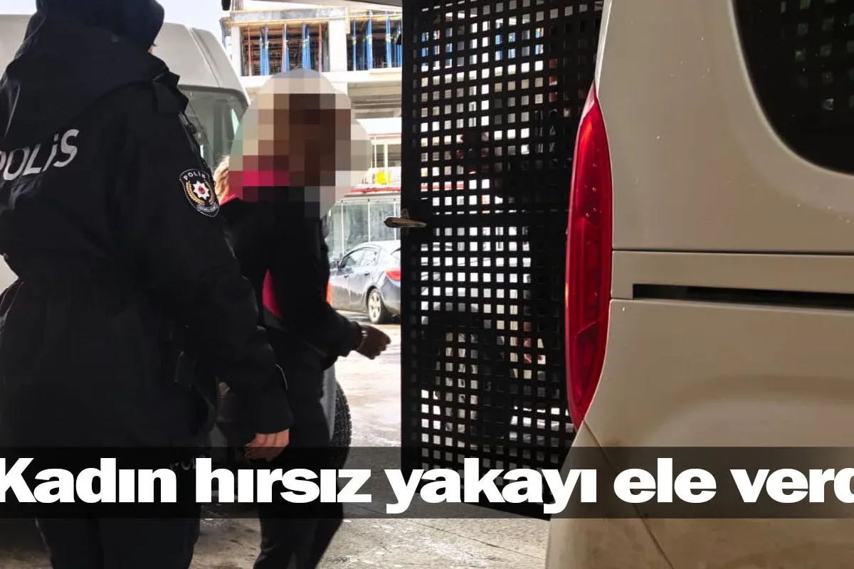 İnegöl'de kadın hırsız yakayı ele verdi