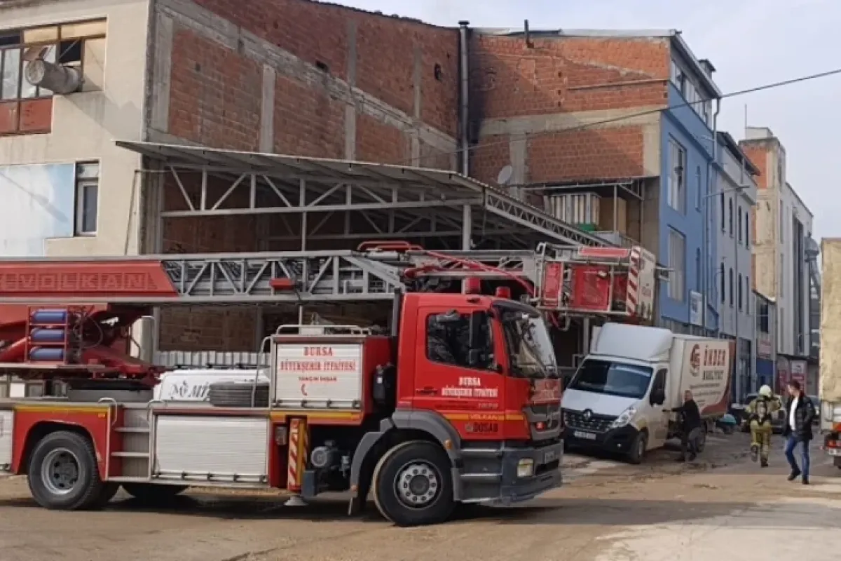İnegöl'de korkutan yangın