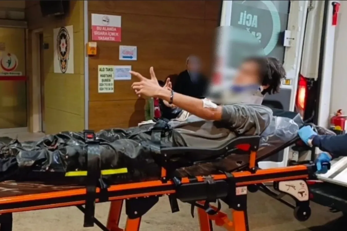 İnegöl'de su birikintisi kazaya yol açtı