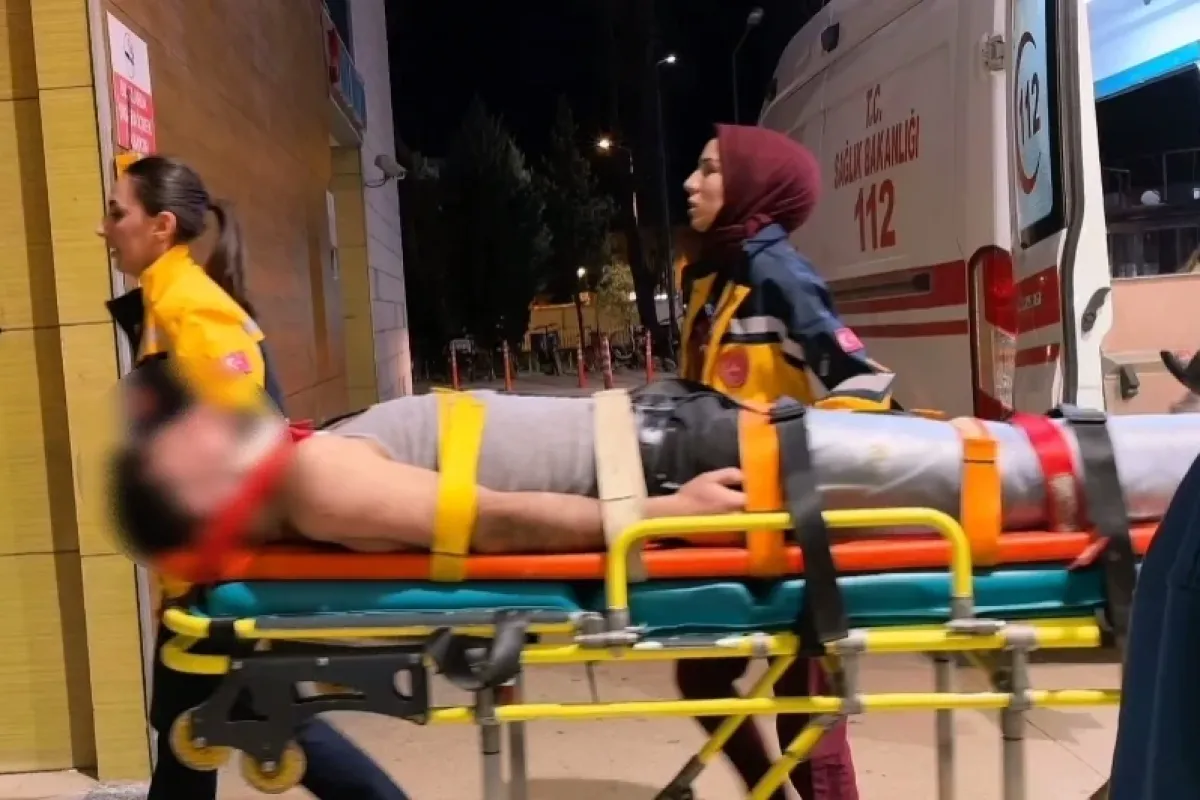 İnegöl'de sürücü frene bastığında çok geçti! Aniden yola çıktı