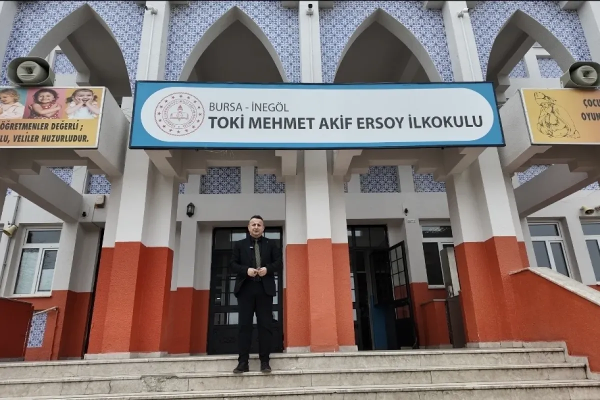 İnegöl TOKİ Mehmet Akif Ersoy İlkokulu’nda Yeni Model: Pergel Nakış