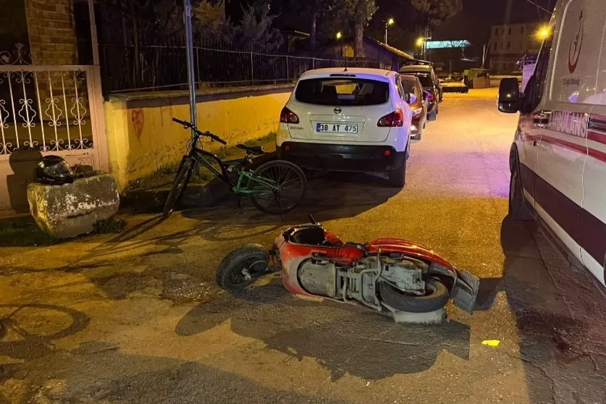Motosiklet sürücüsü gözünü hastanede açtı!