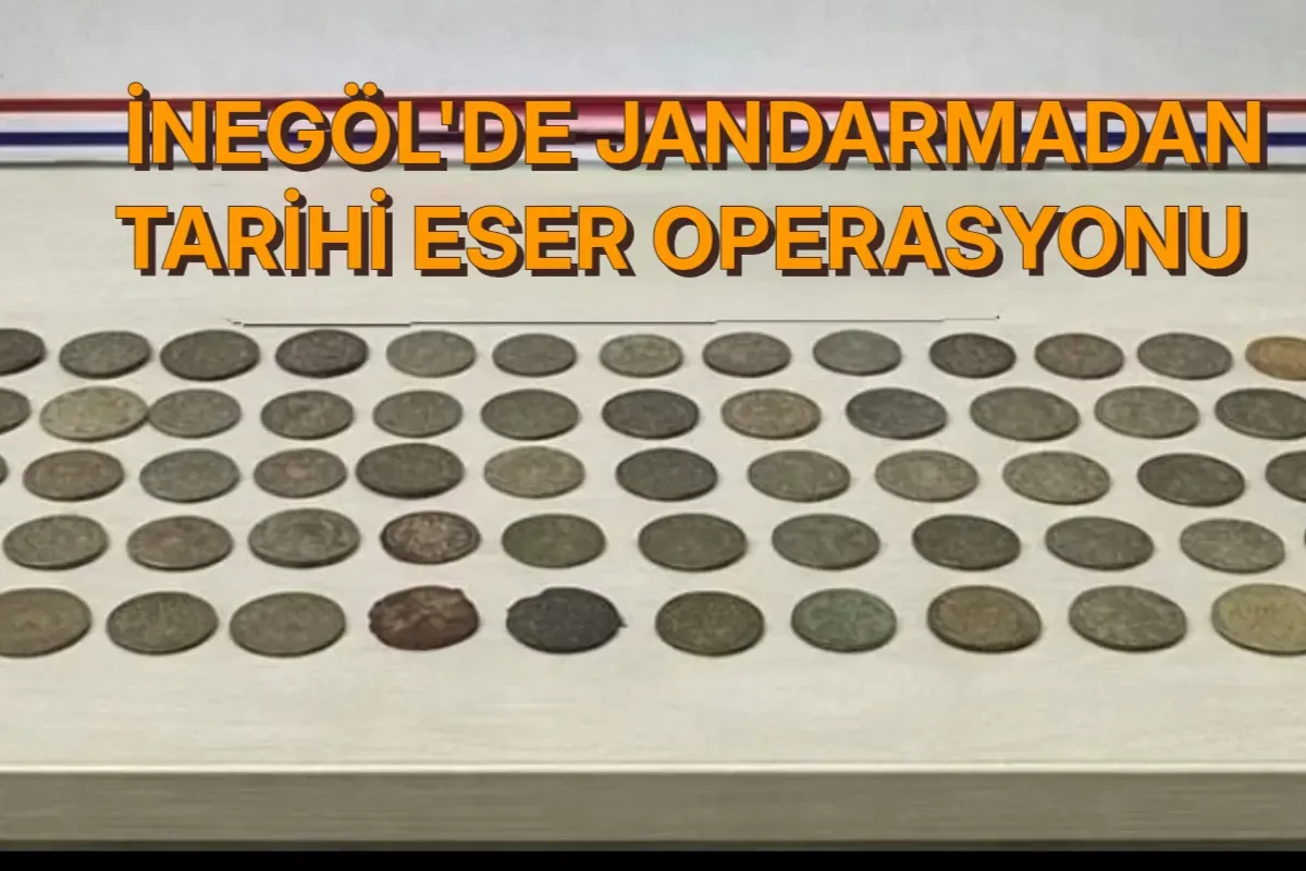İnegöl'de Jandarmadan tarihi eser operasyonu