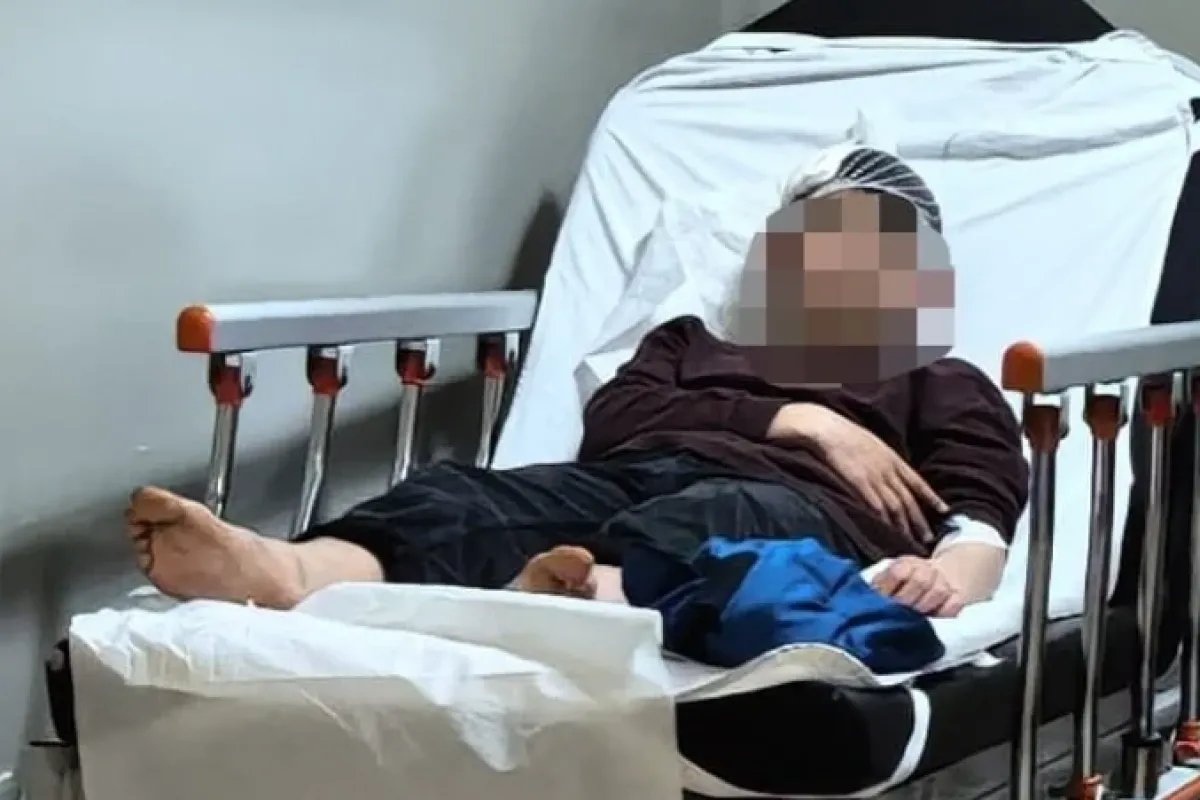 İnegöl'de kaldırım taşıyla darp edildi!