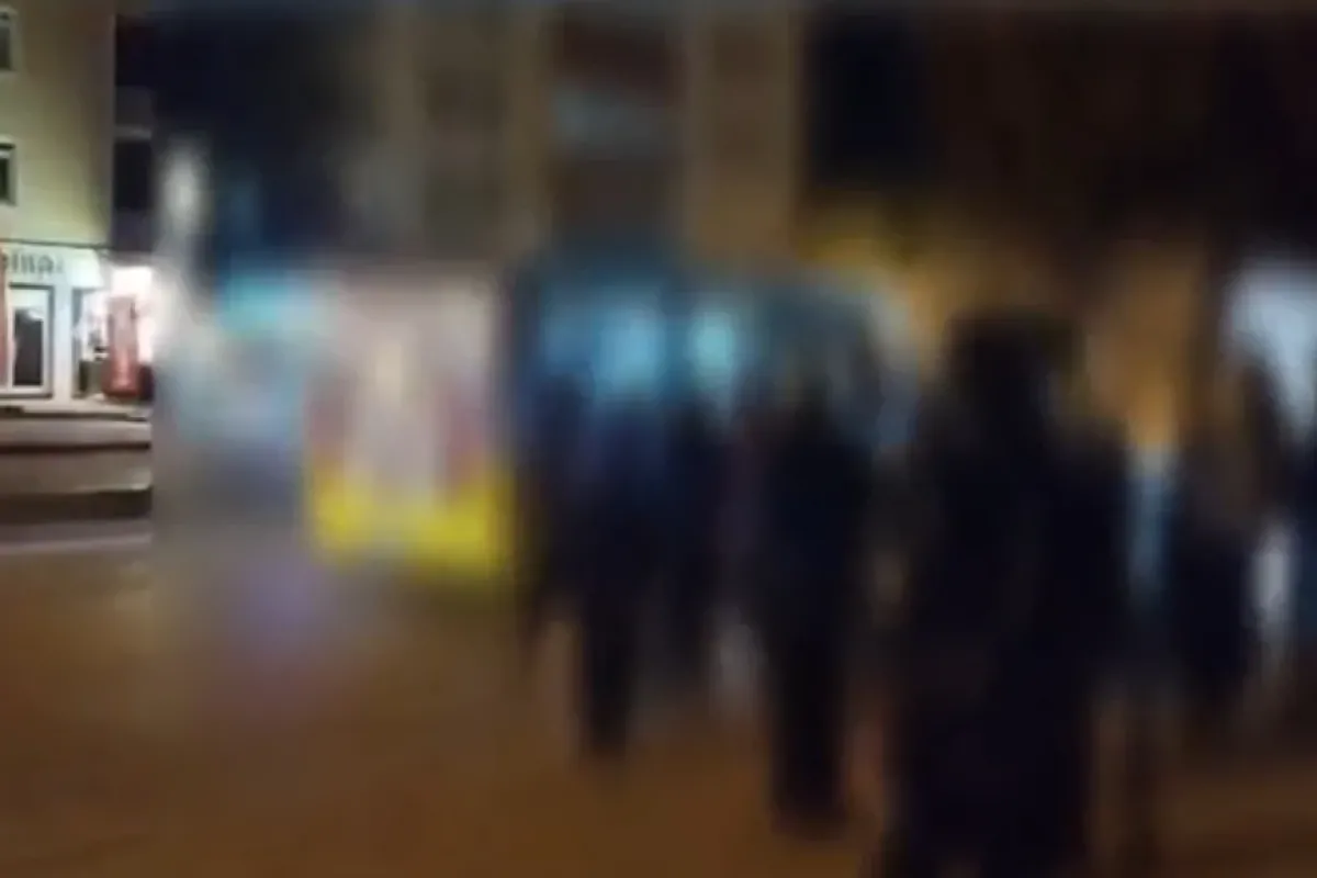 İnegöl'de trafikte gergin anlar amatör kameraya yansıdı