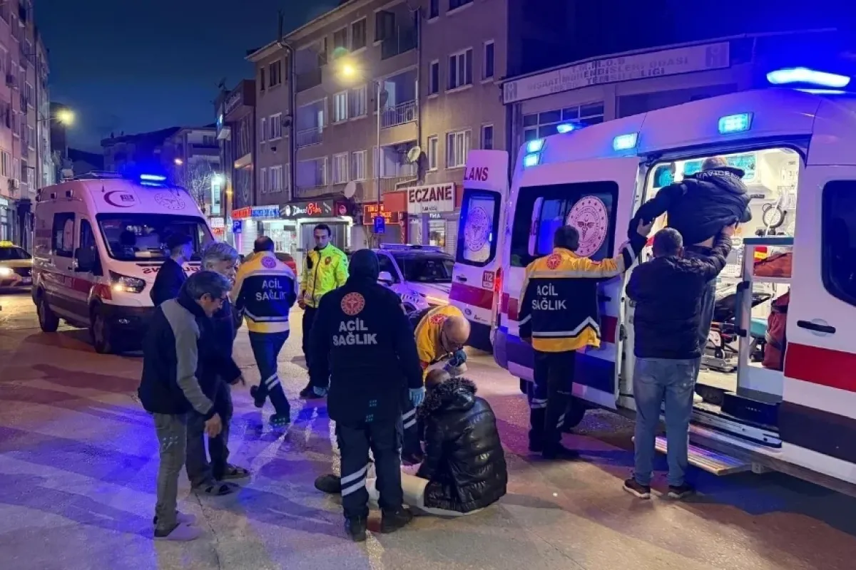 İnegöl'de motosikletler çarpıştı!