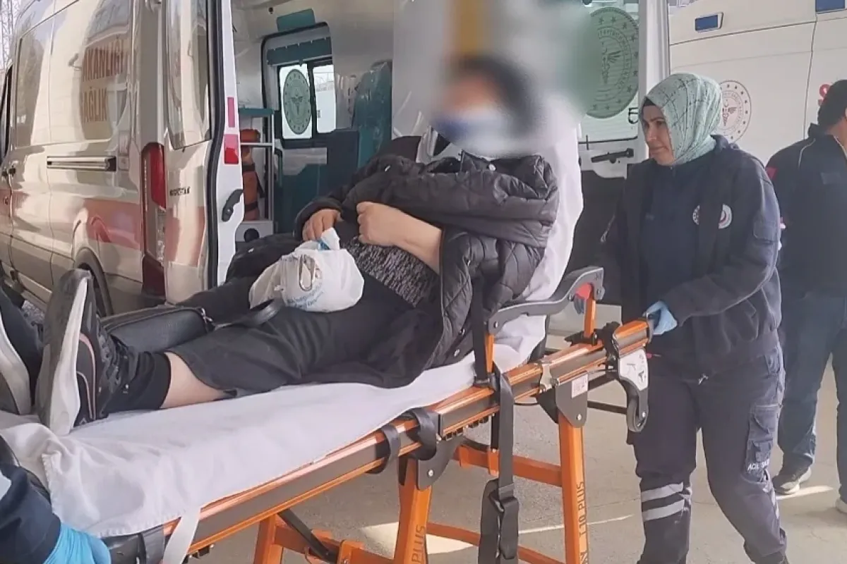 Karşıdan karşıya geçmek isterken ...