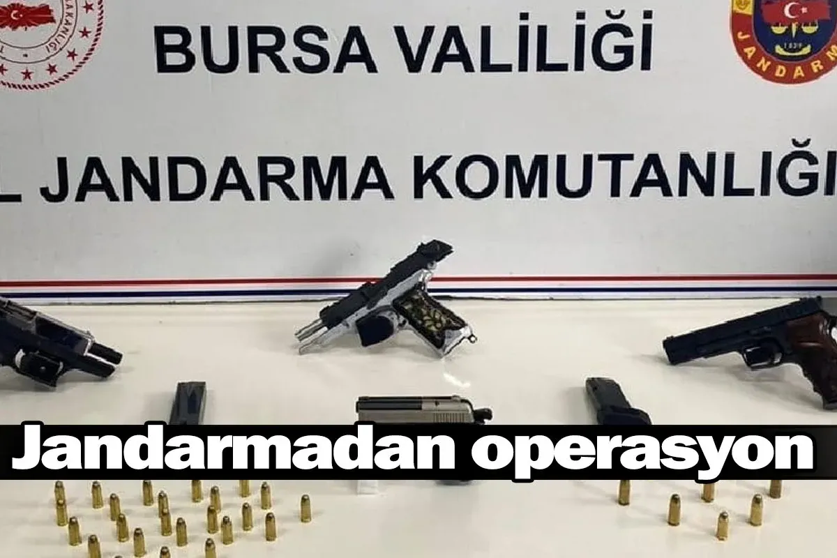 İnegöl'de Jandarmadan operasyon
