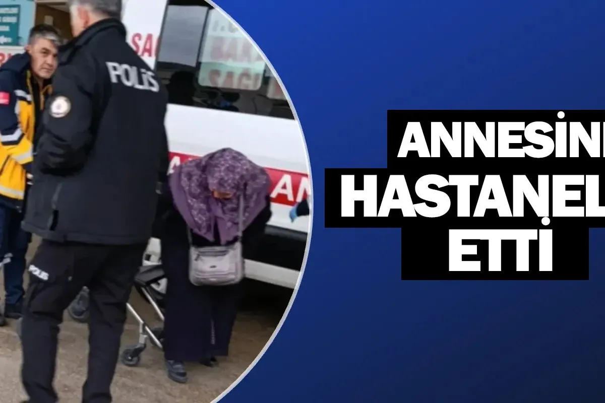 Annesini hastanelik etti!