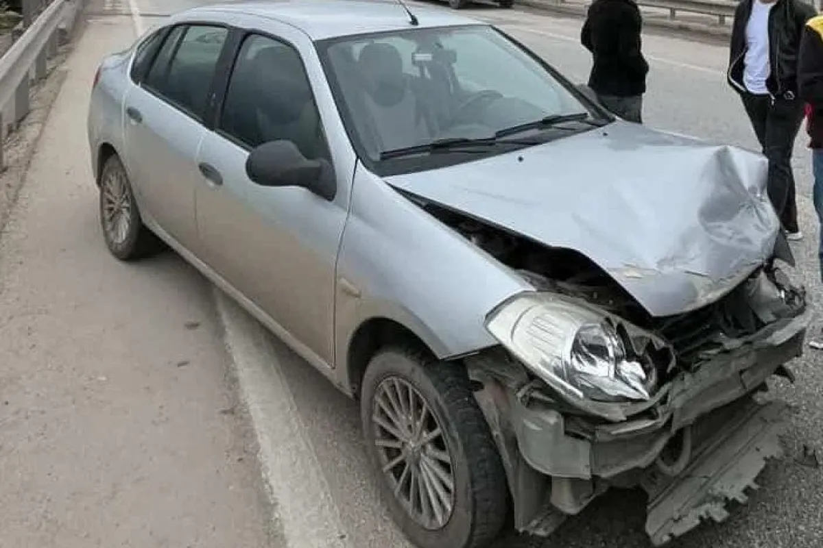İnegöl'de korkutan kaza
