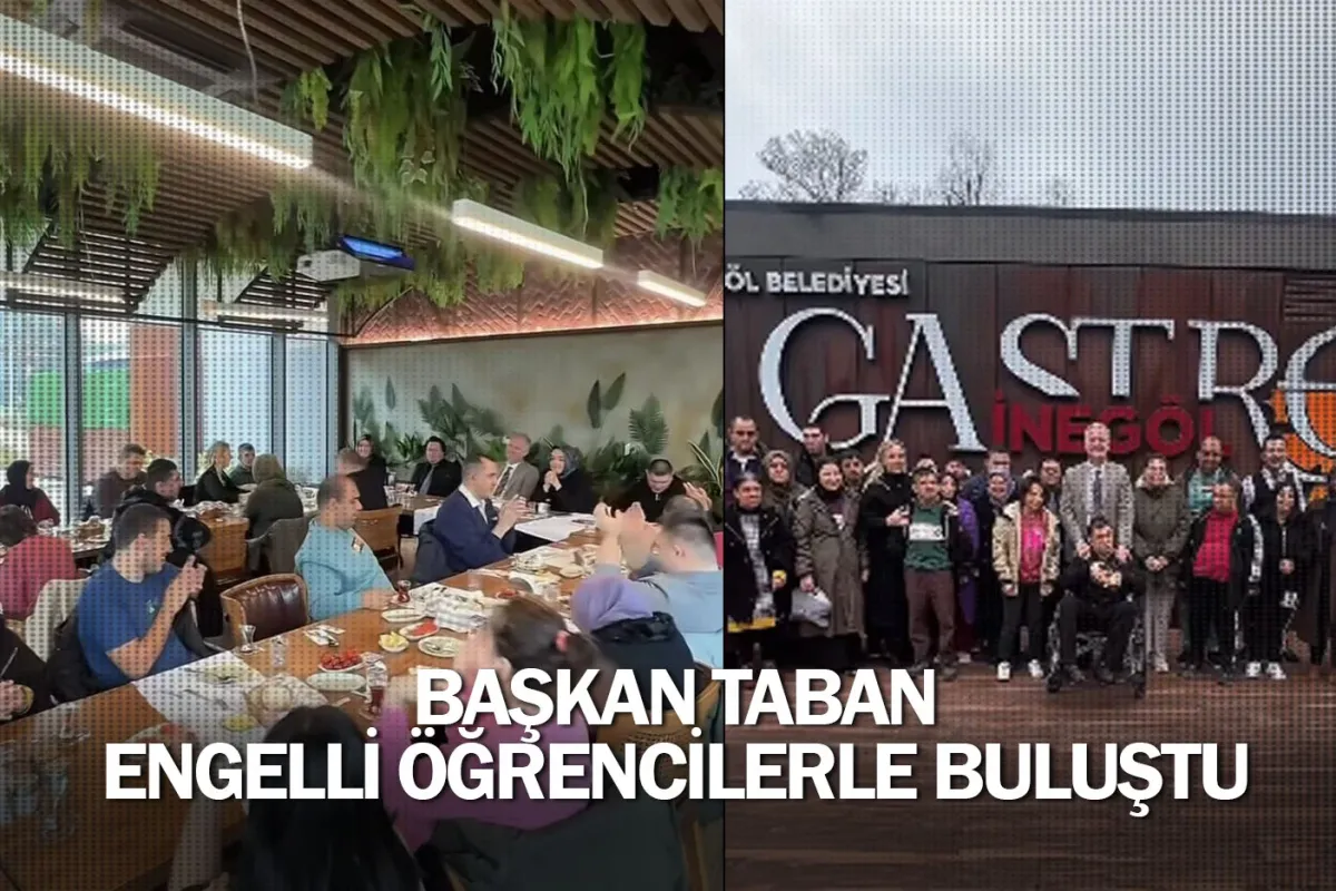 Başkan Taban Engelli Öğrencilerle Buluştu