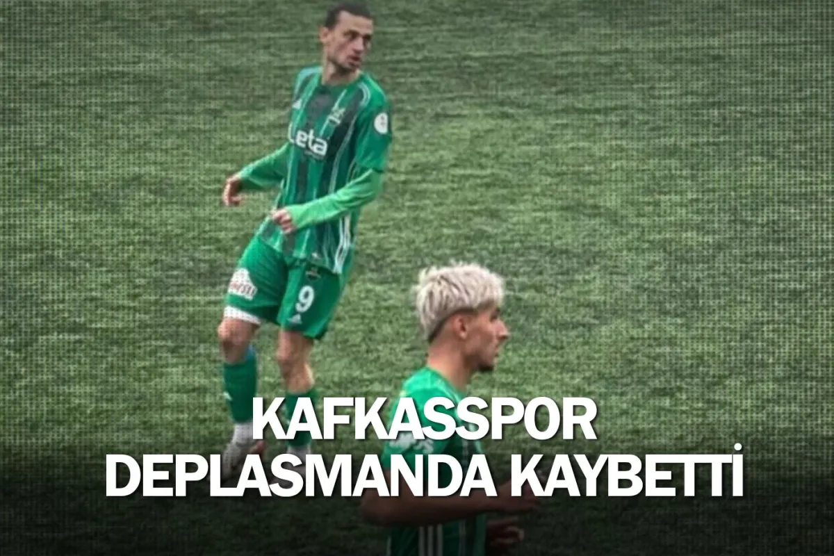 Kafkasspor deplasmanda kaybetti