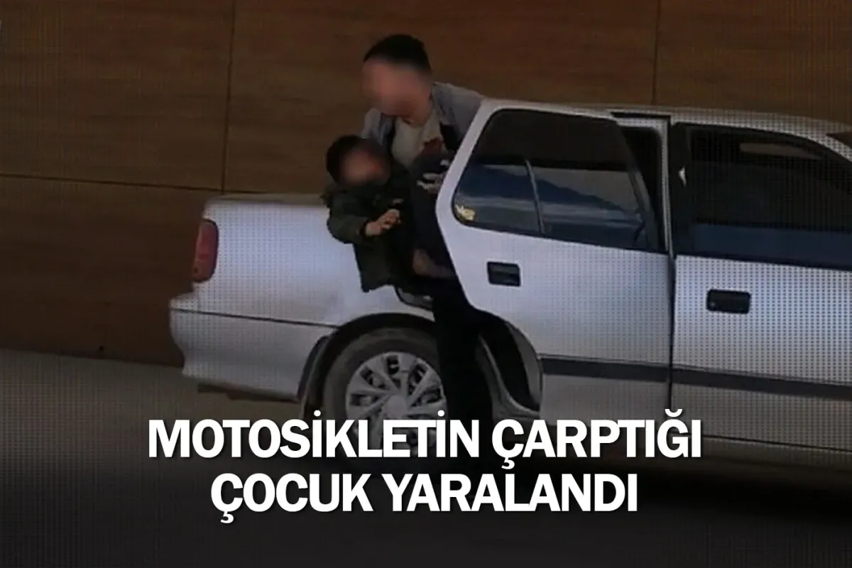 İnegöl'de motosikletin çarptığı çocuk yaralandı