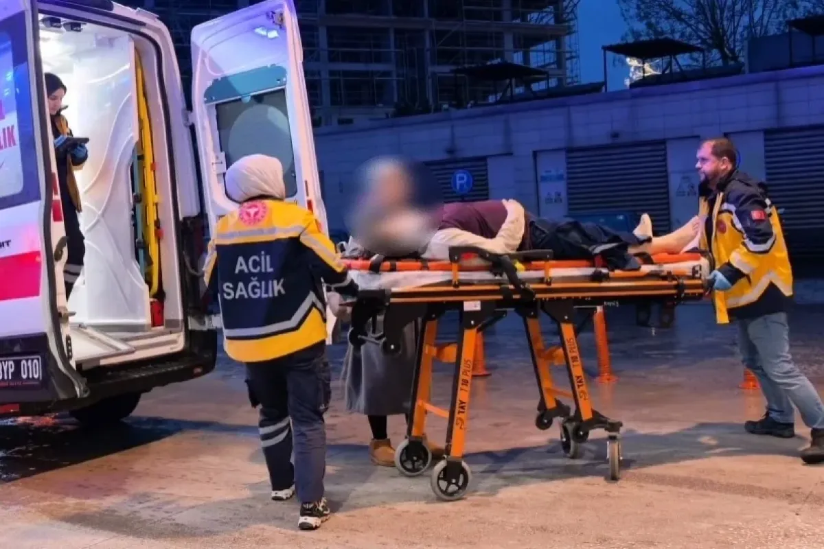 Yaşlı kadına çarpıp kaçtı!