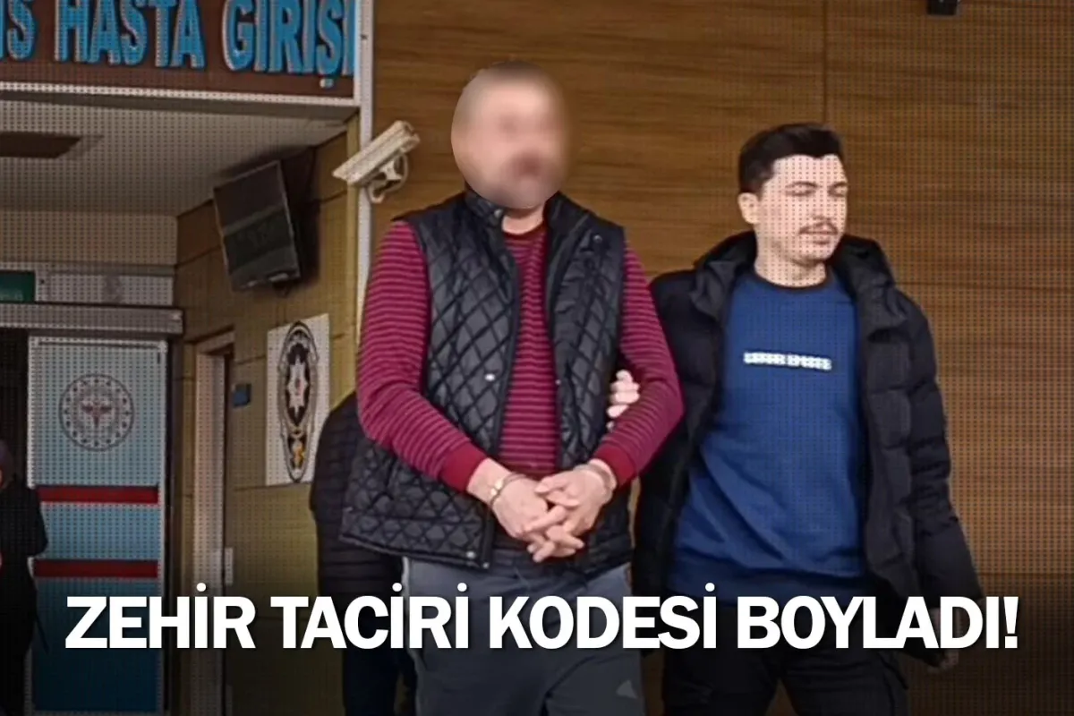 Zehir taciri kodesi boyladı!