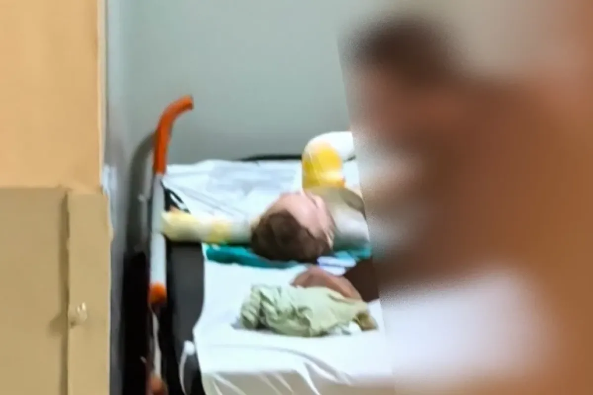İnegöl'de feci olay! 9 aylık bebek acılar içinde hastaneye ...