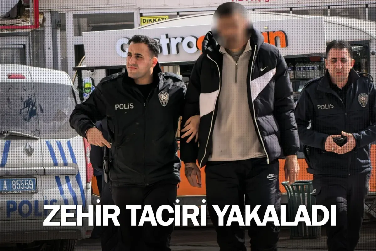 İnegöl'de zehir taciri yakaladı