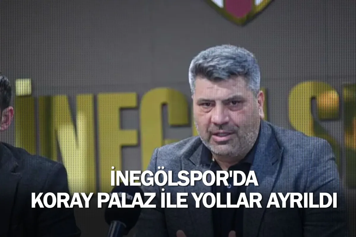 İnegölspor'da Koray Palaz ile yollar ayrıldı