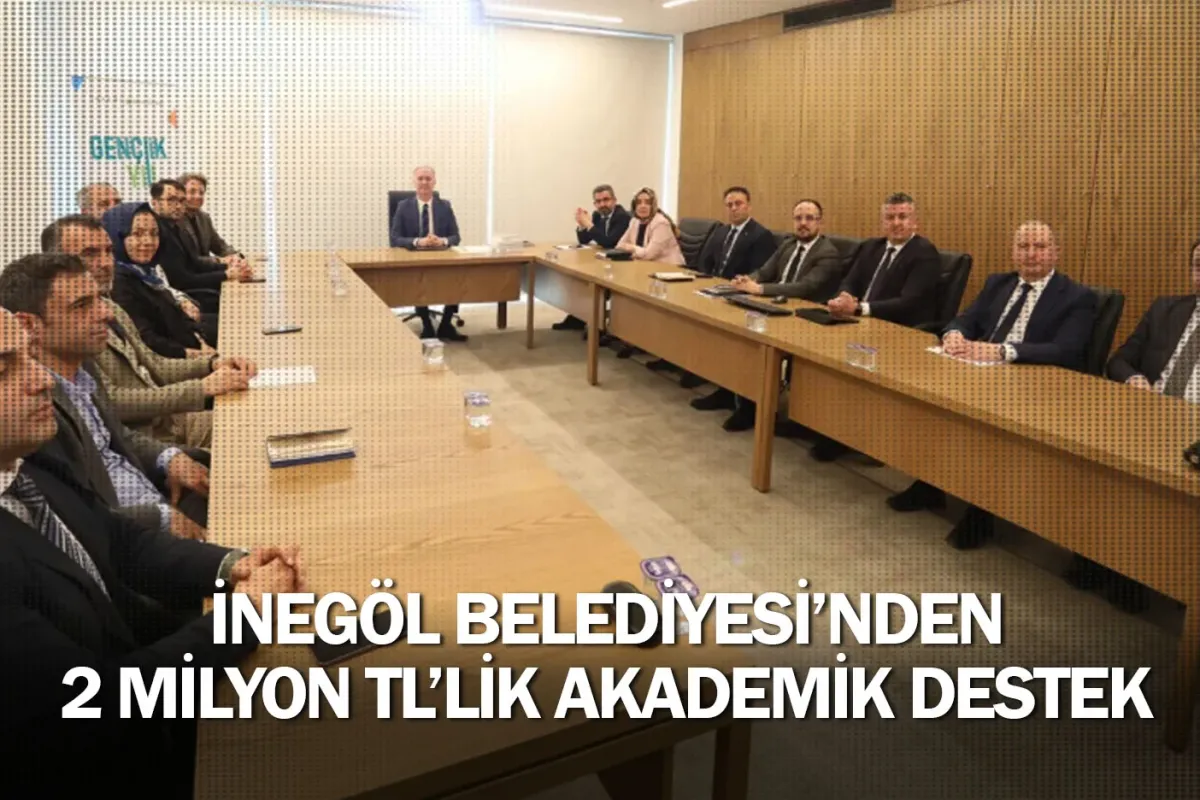 İnegöl Belediyesi'nden akademik çalışmalara tam destek