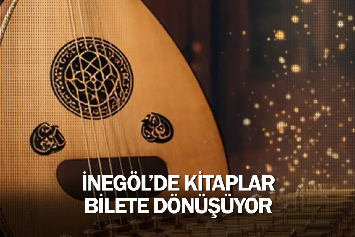 İnegöl’de kitaplar bilete dönüşüyor