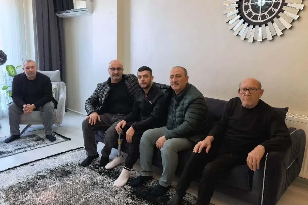 İnegöllü genç protez bacağa kavuştu