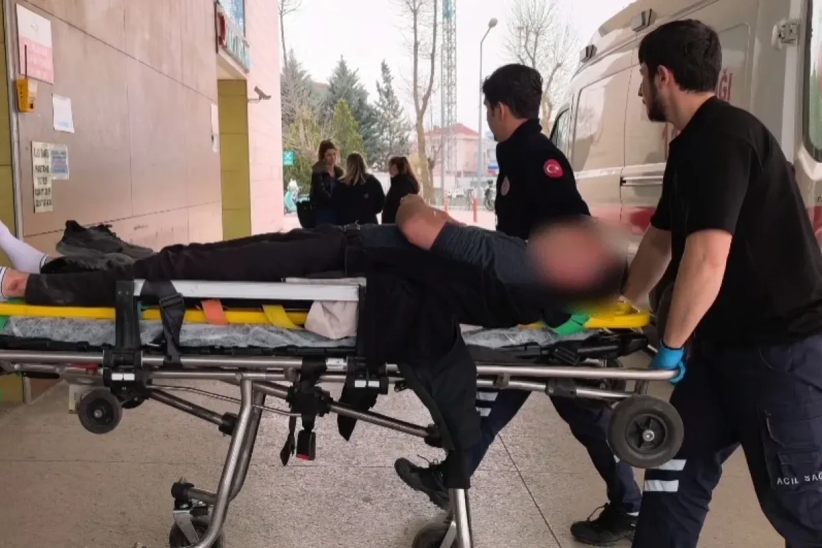 Motosiklet Sürücüsü Kazada Yaralandı