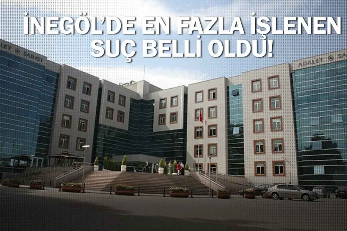 2025 yılı ‘İnegöl suç haritası’ ortaya çıktı