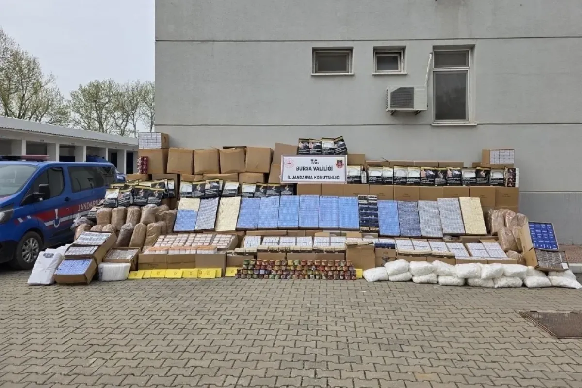 Bursa'da kaçak tütün operasyonu