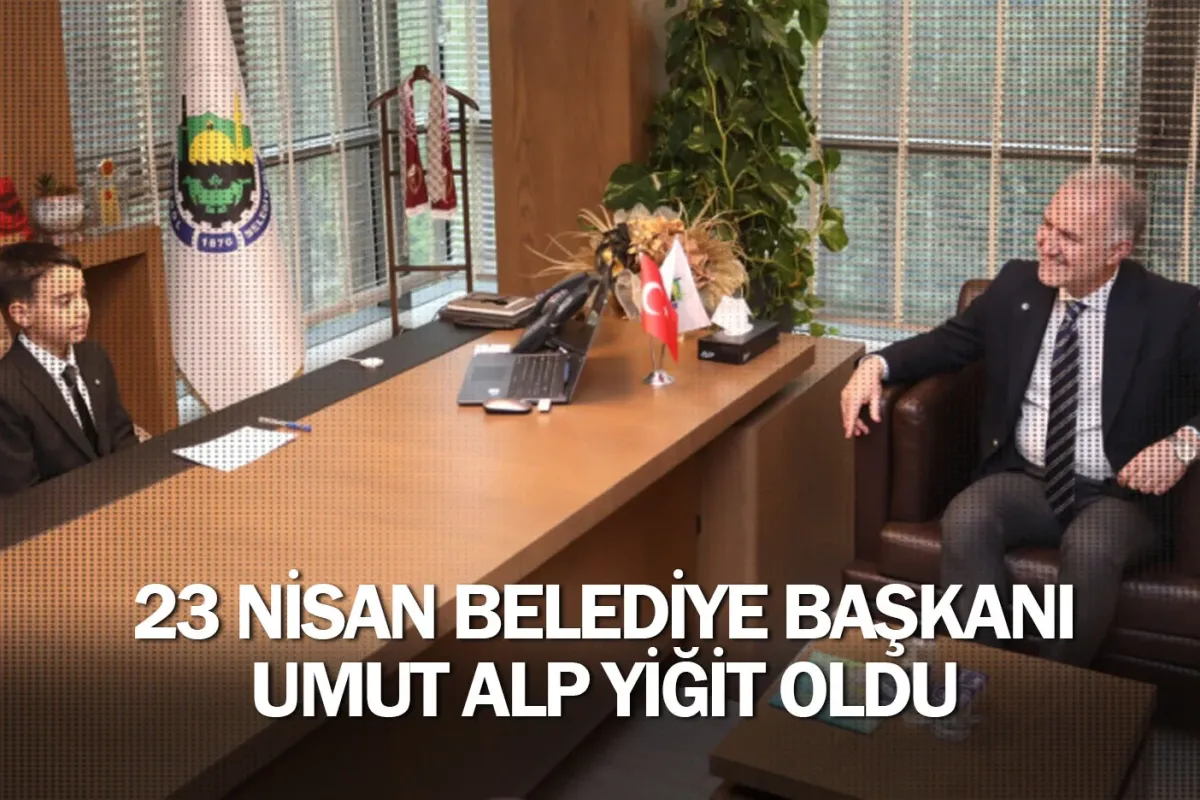 İnegöl’ün 23 Nisan Belediye Başkanı Umut Alp Yiğit Oldu