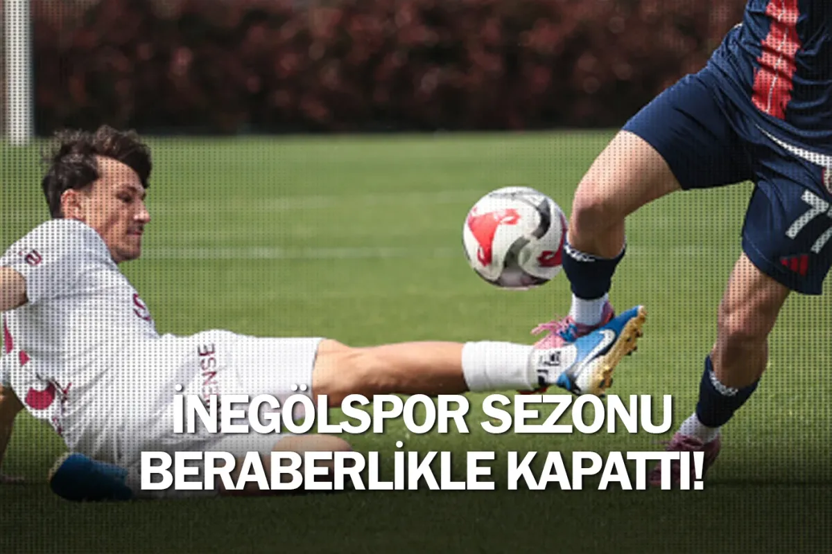 İnegölspor sezonu beraberlikle kapattı!