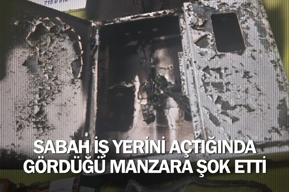 Sabah iş yerini açtığında gördüğü manzara şok etti