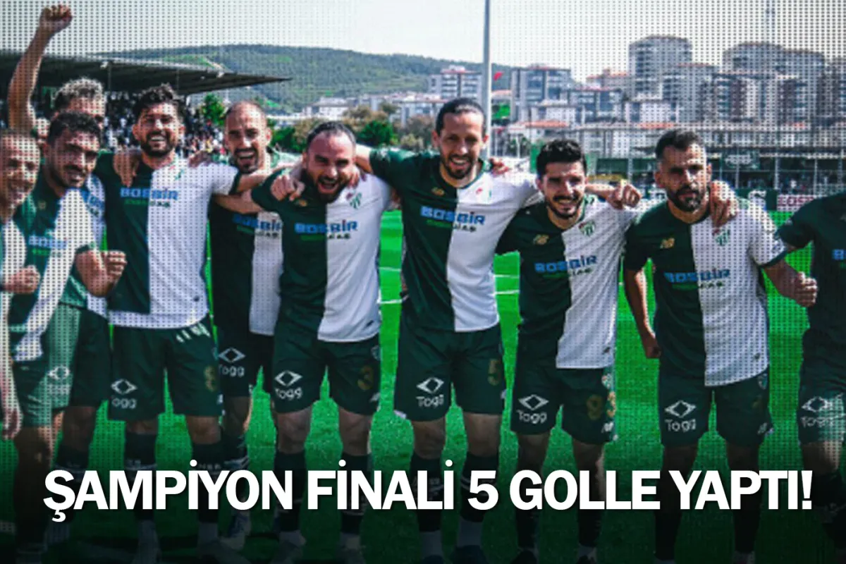 Şampiyon finali 5 golle yaptı!