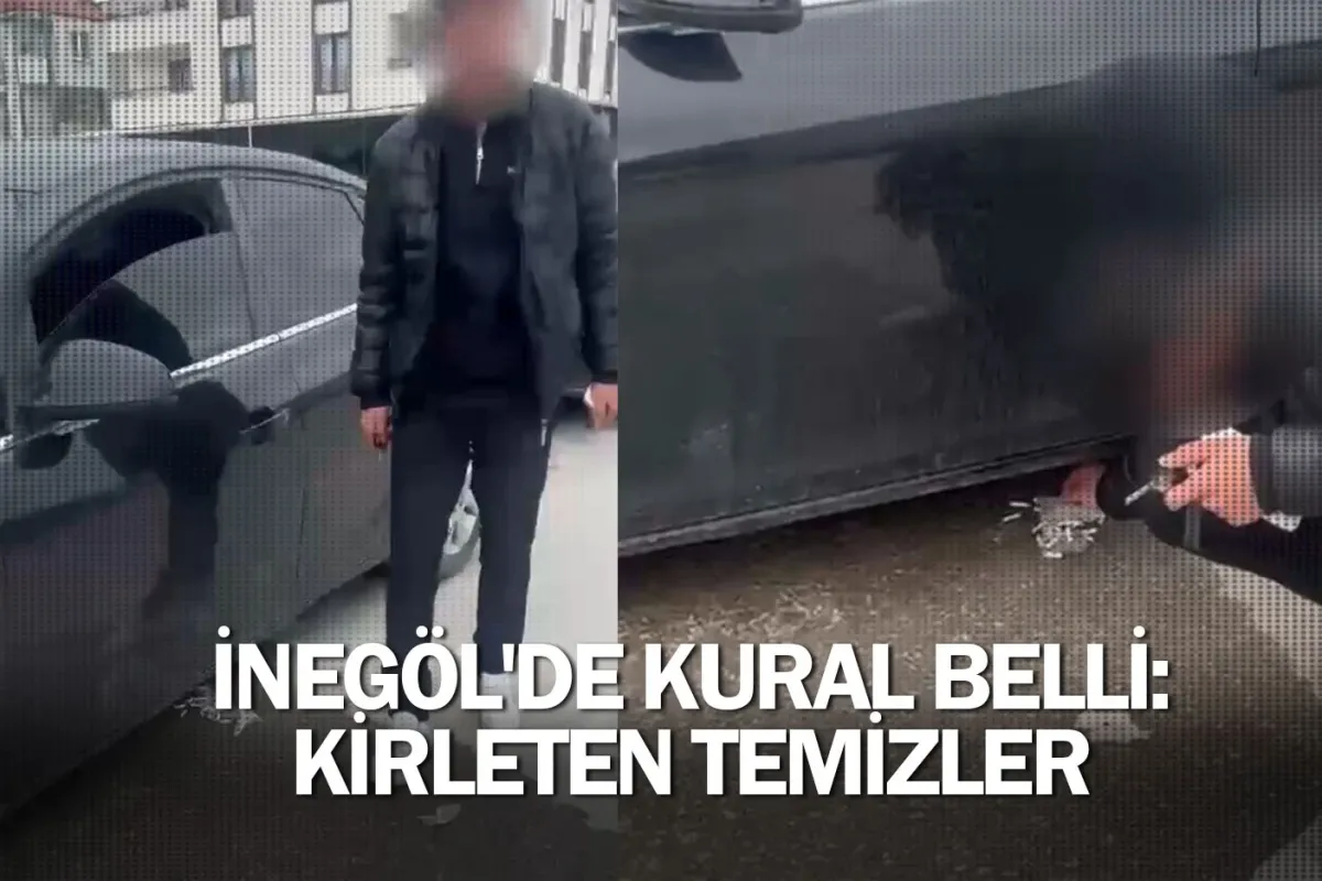 İnegöl'de kural belli: Kirleten temizler