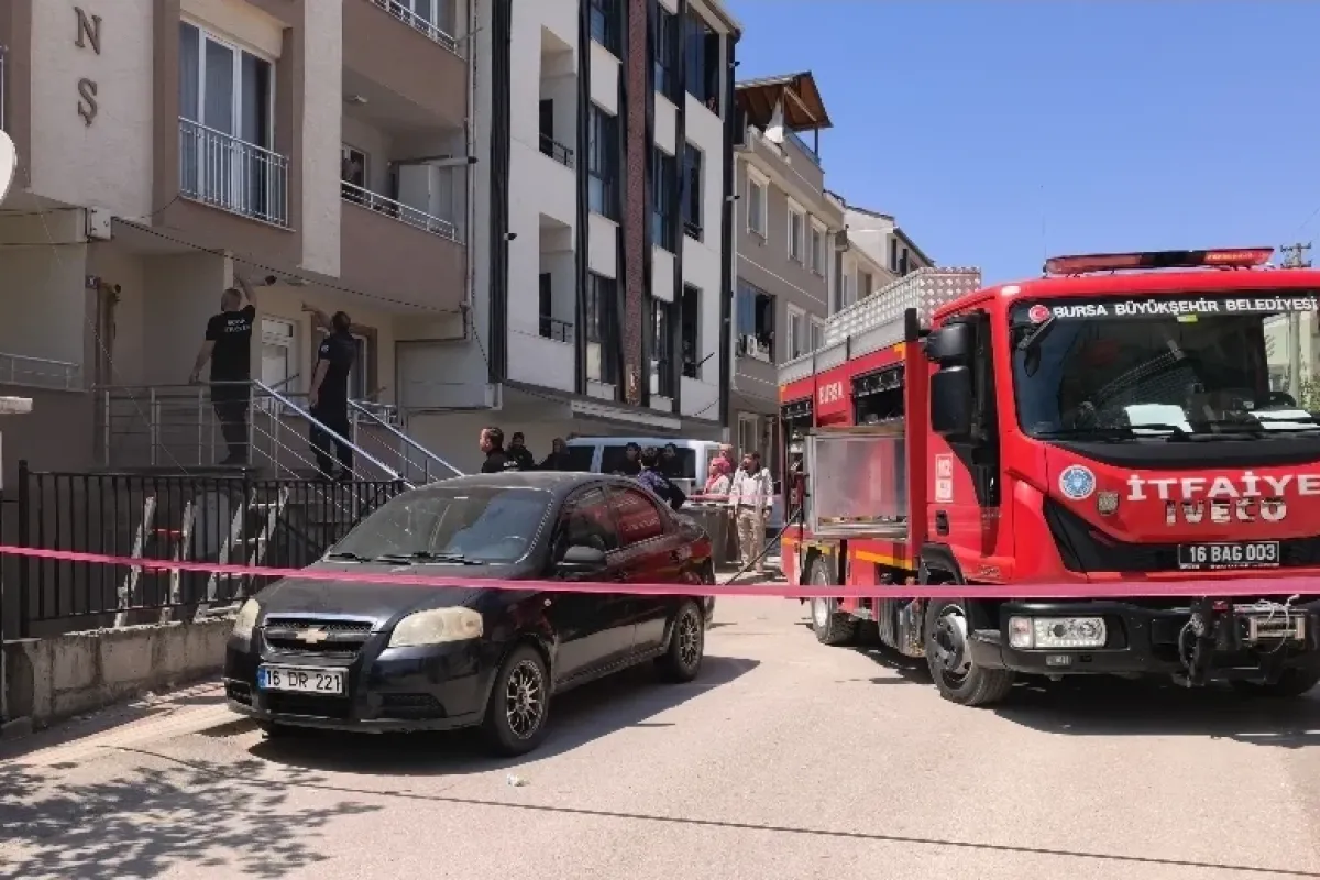 İnegöl'de çıkan yangın korku dolu anlar yaşattı