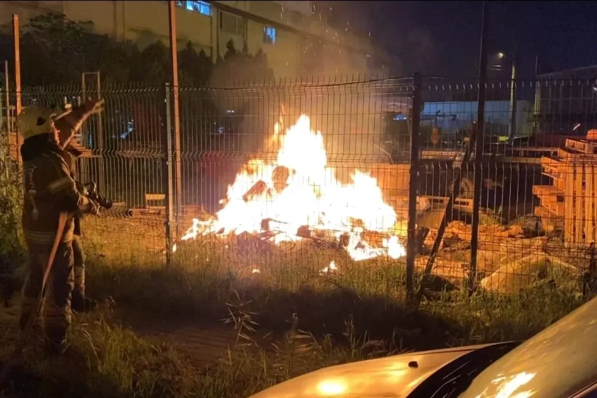İnegöl'de korkutan yangın!