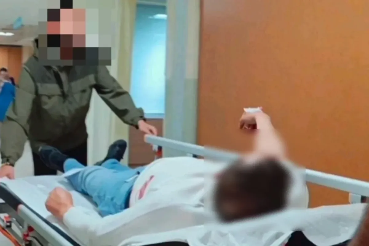 Sokak ortasında korku dolu anlar! Defalarca ...
