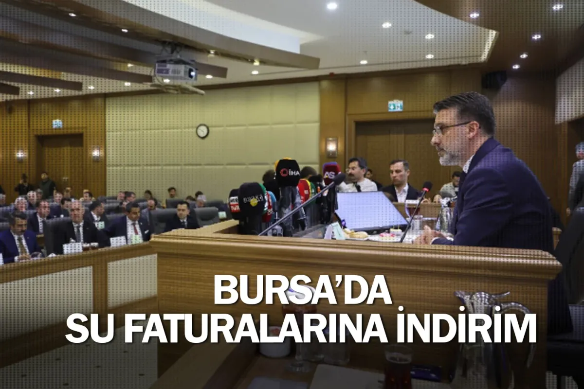 Bursa’da su faturalarına indirim