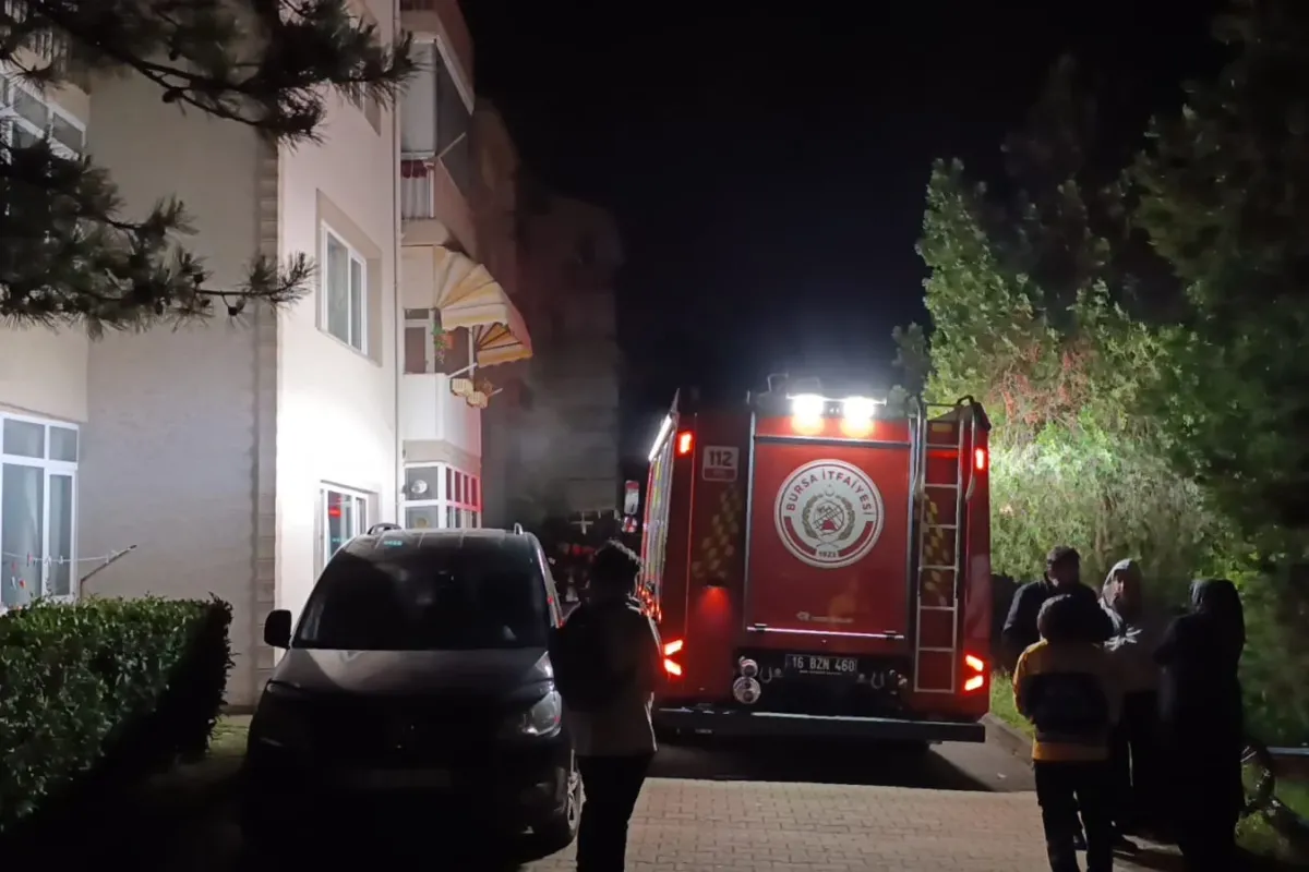 İnegöl'de korkutan yangın!
