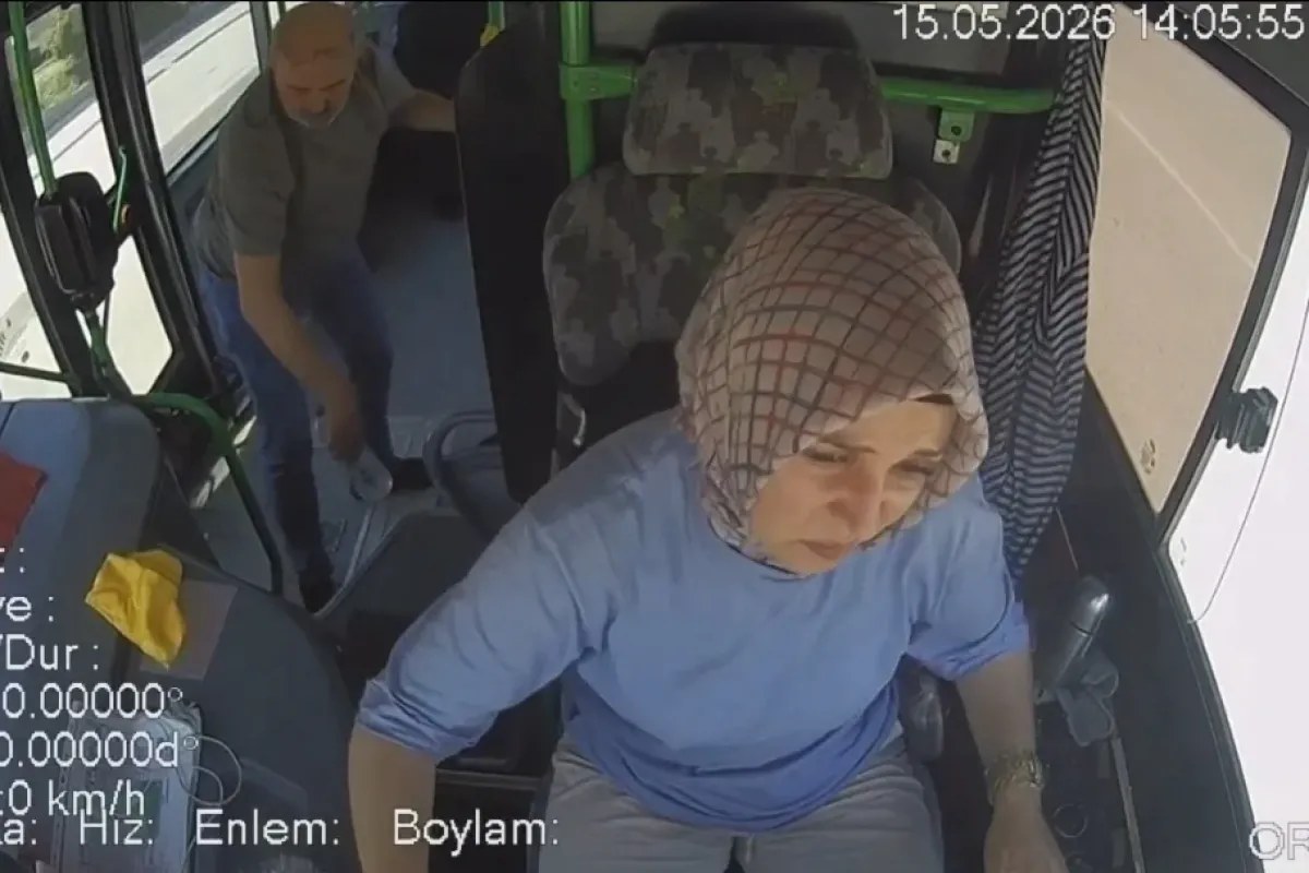 Yolcusu fenalık geçirince kadın şoför rotayı hastaneye çevirdi