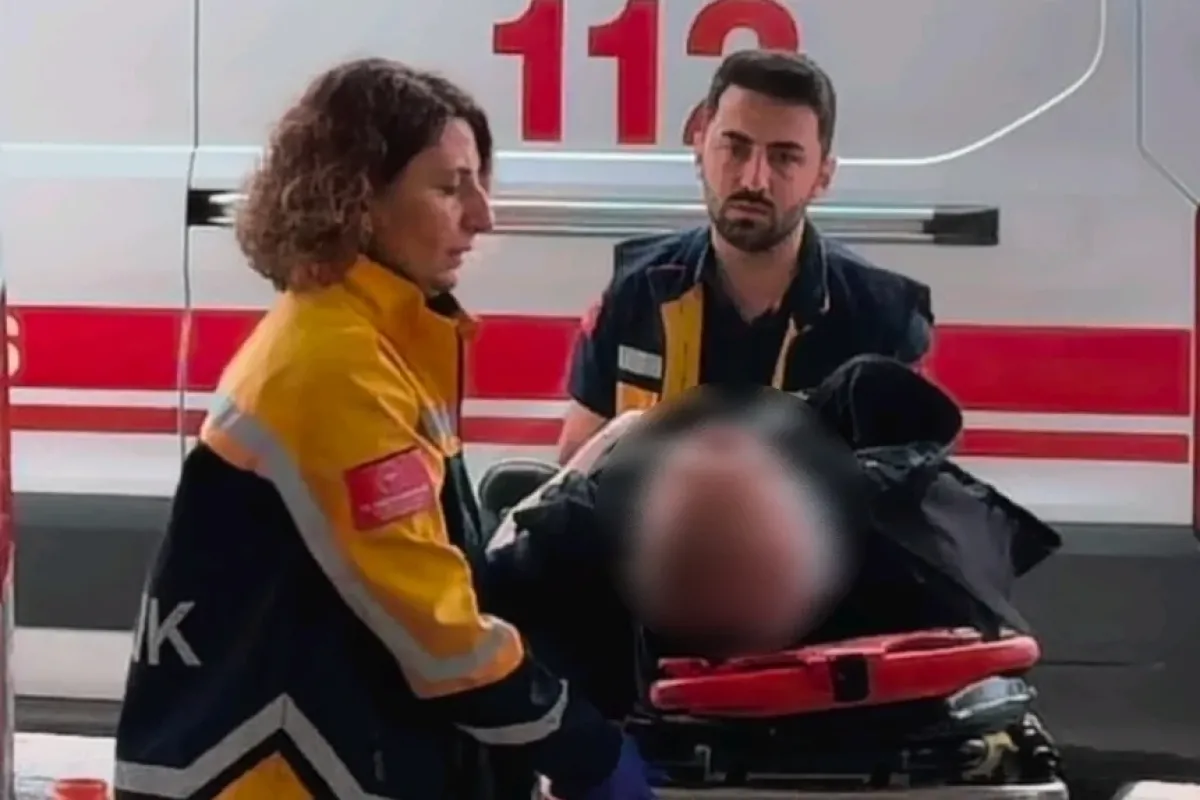 İnegöl'de forkliftin üzerinden düşen işçi yaralandı