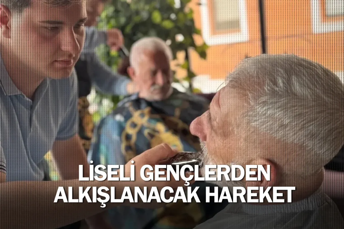 Liseli gençlerden alkışlanacak hareket