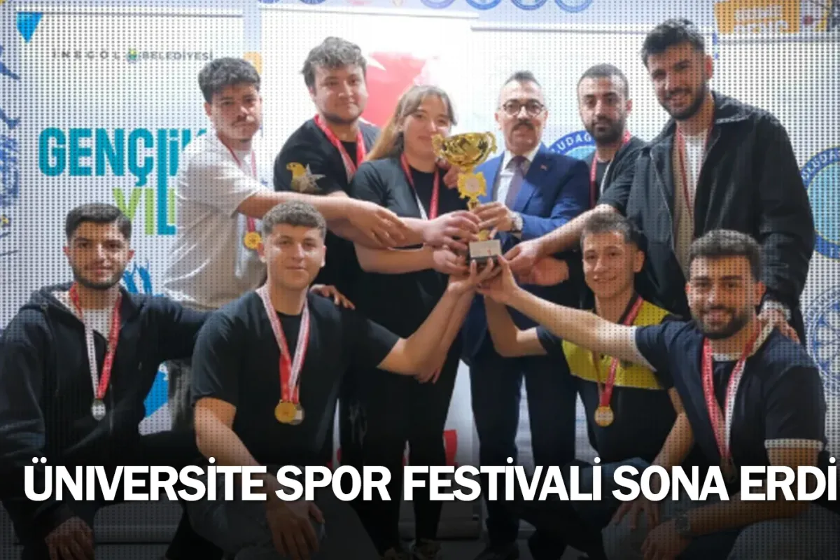 Üniversite Spor Festivali Sona Erdi