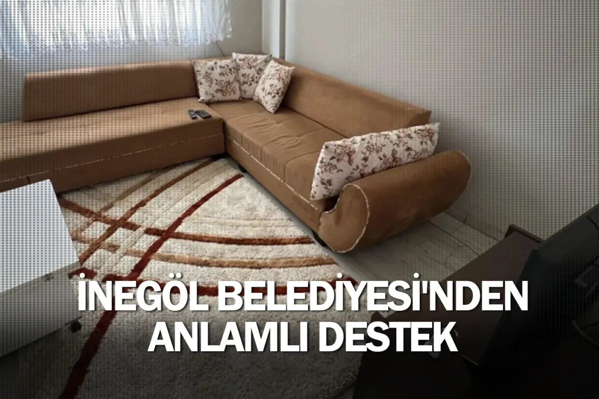 İnegöl Belediyesi'nden anlamlı destek