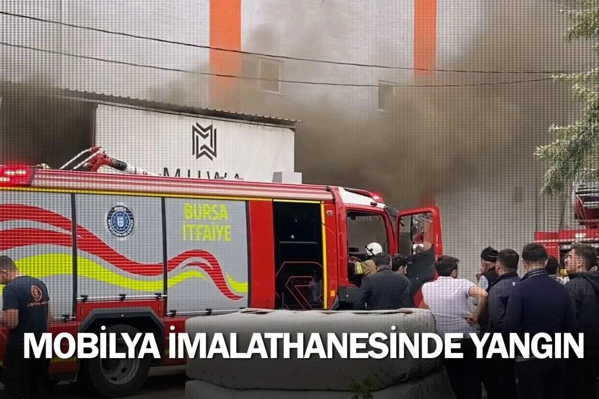 Mobilya İmalathanesinde Yangın