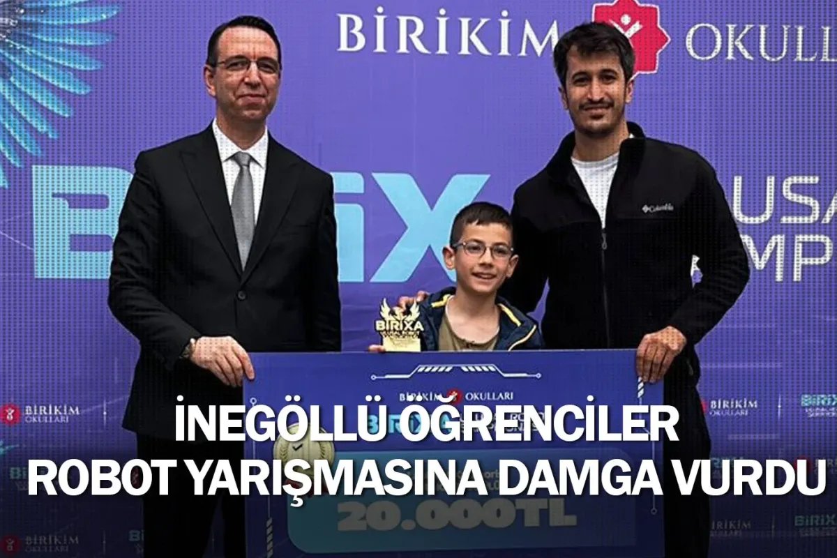 İnegöllü Öğrenciler Robot Yarışmasına Damga Vurdu