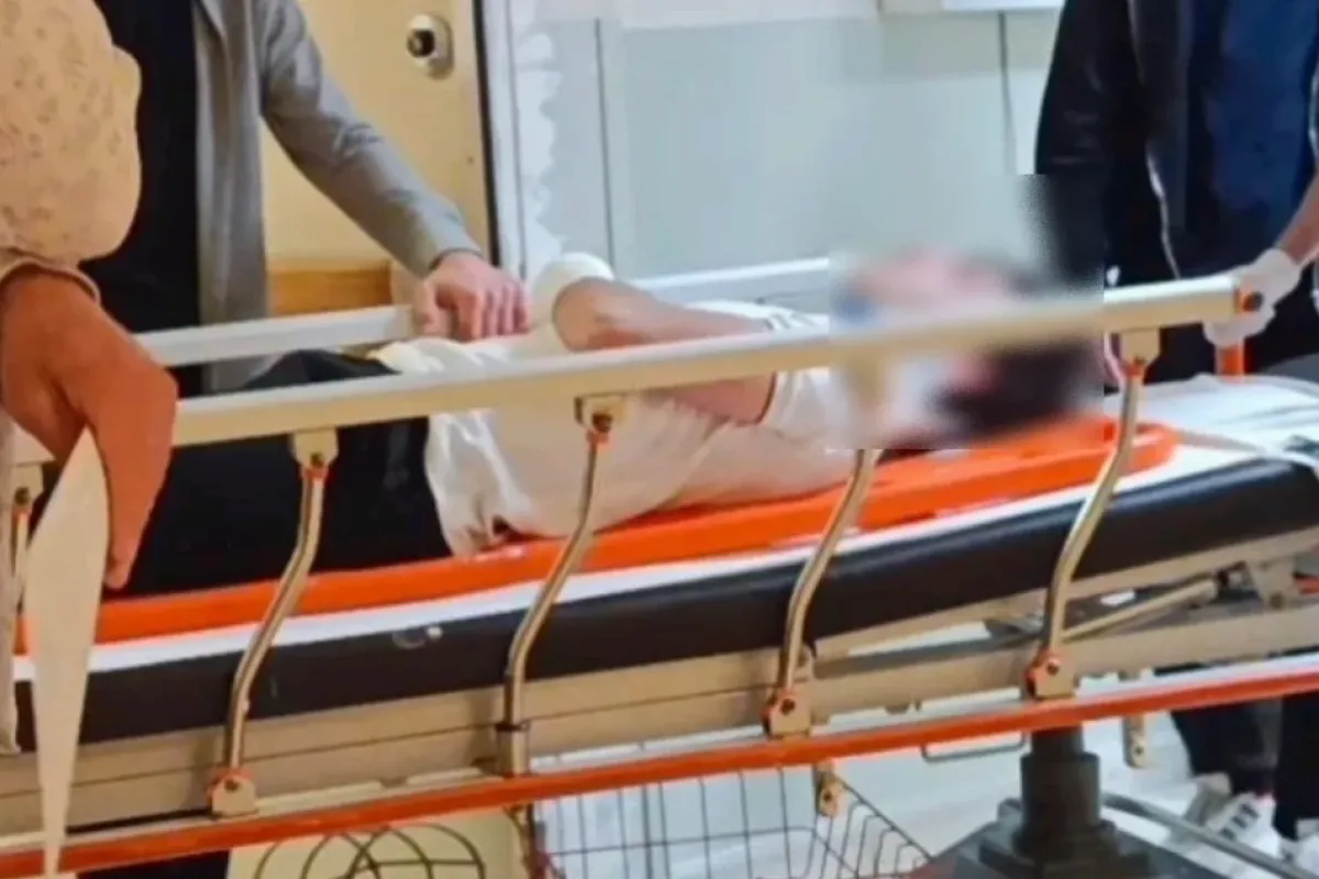Motosiklet sürücüsü hastanelik oldu!