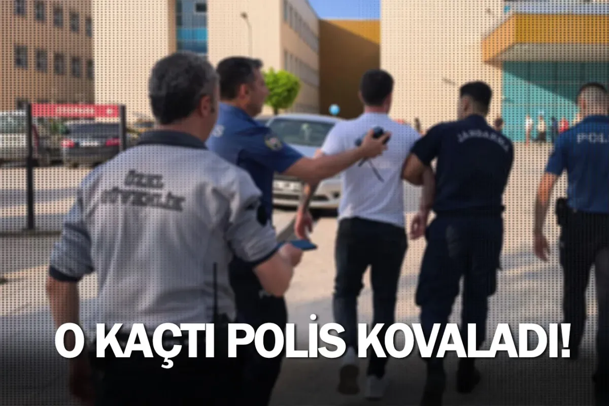 O kaçtı polis kovaladı!